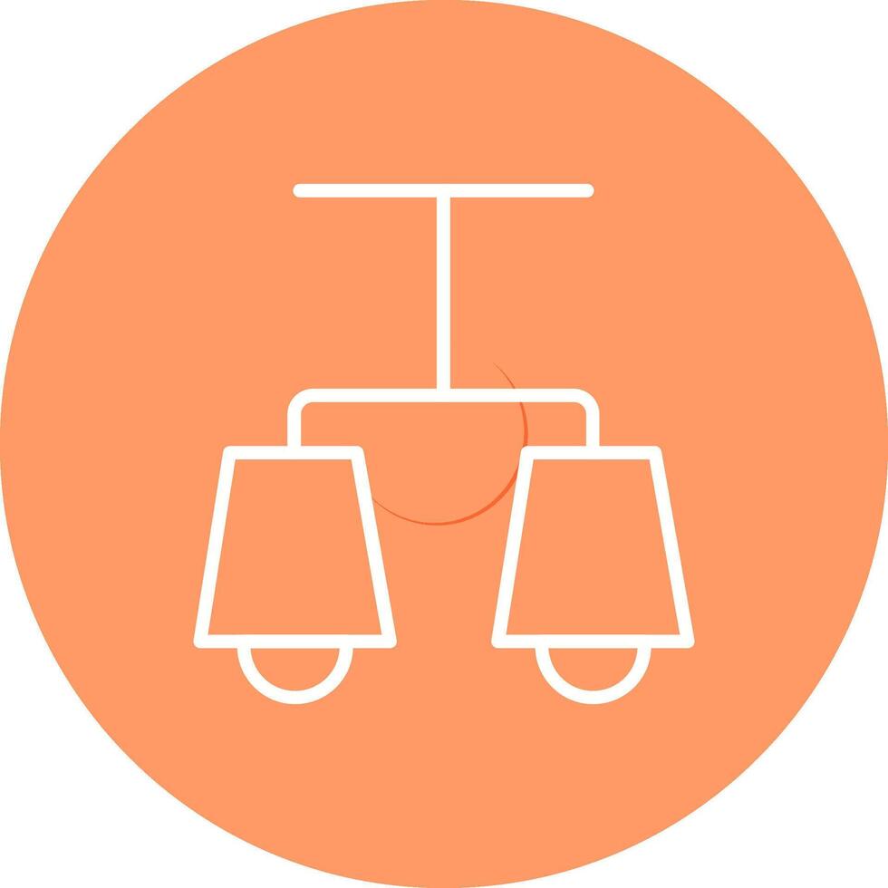 Lit Lamp Vector Icon