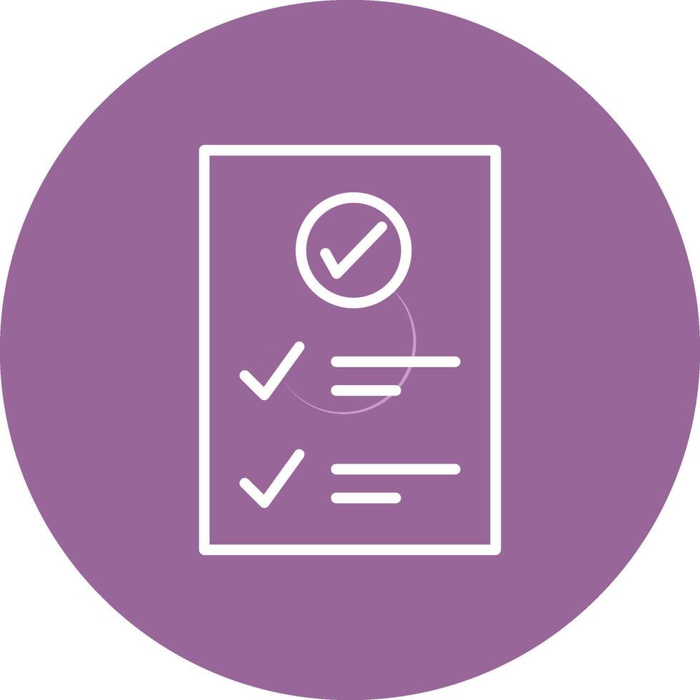 Check Up List Vector Icon