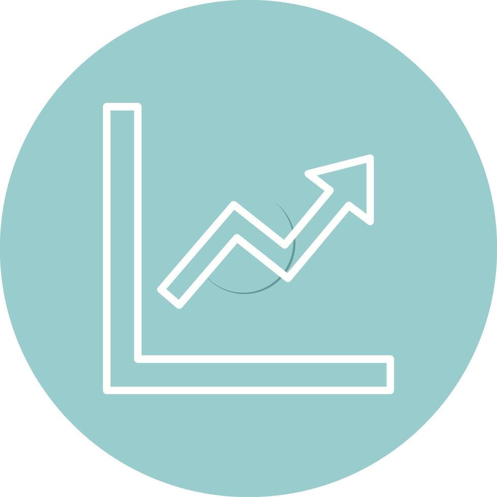 Graph Up Vector Icon