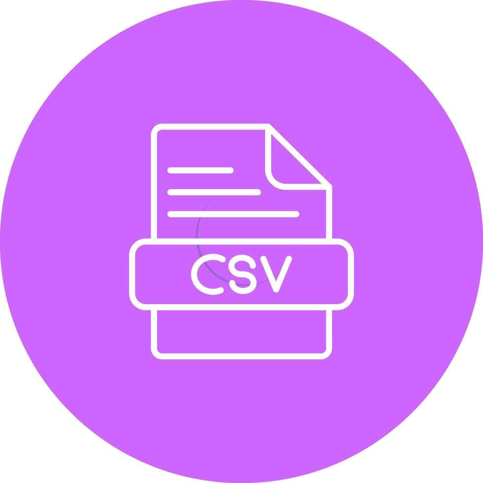 CSV Vector Icon