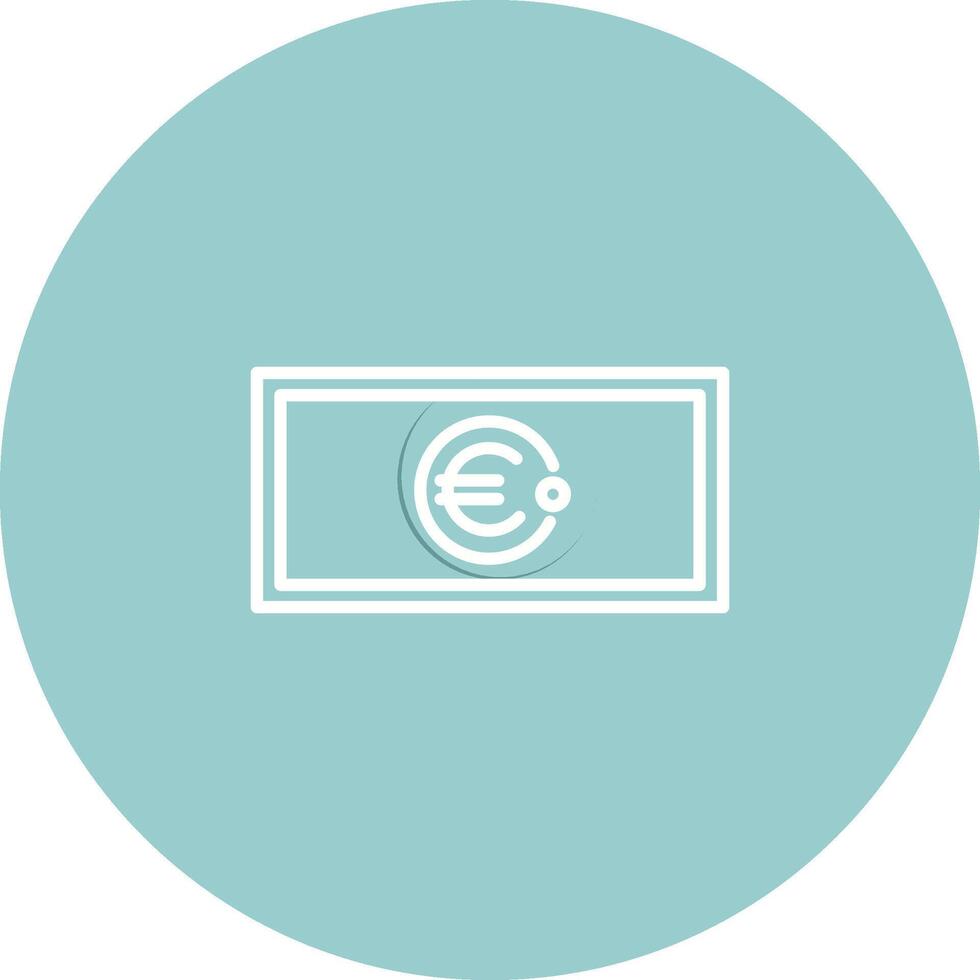 icono de vector de euro