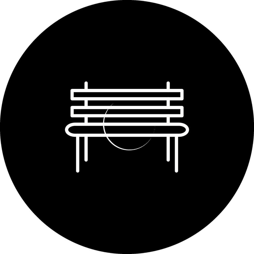 Garden Bench Vector Icon