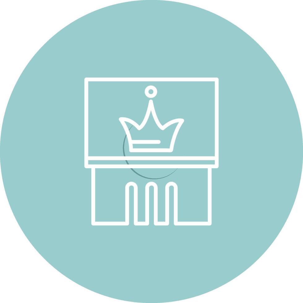 Crown Exhibit Vector Icon