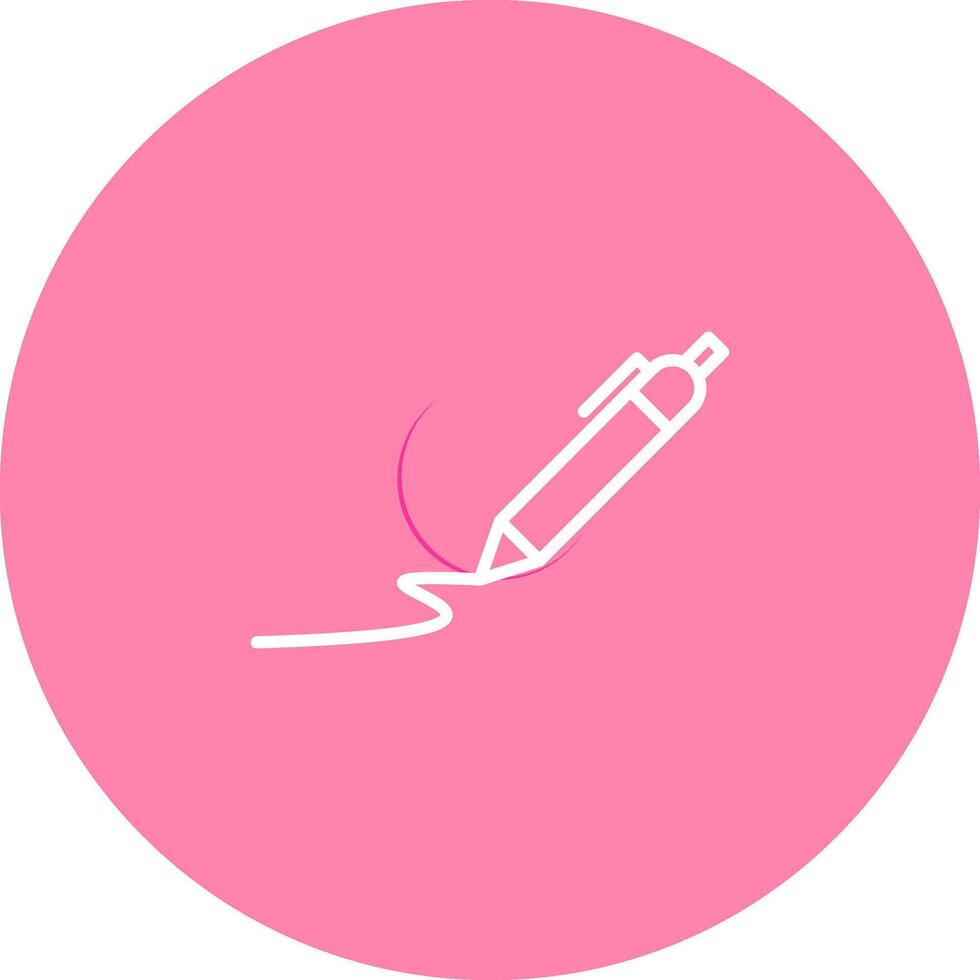 Draw Curve Vector Icon