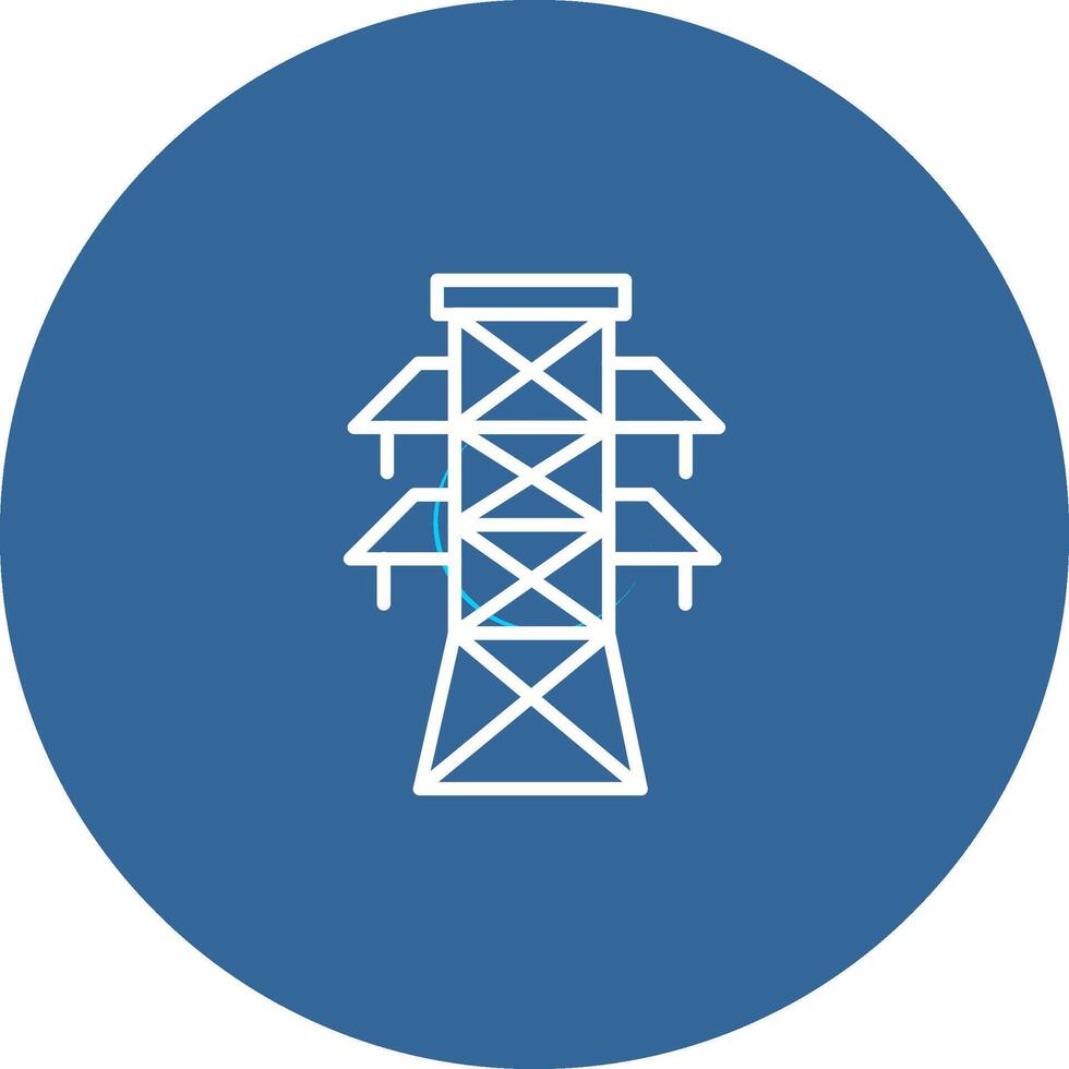 icono de vector de torre de electricidad