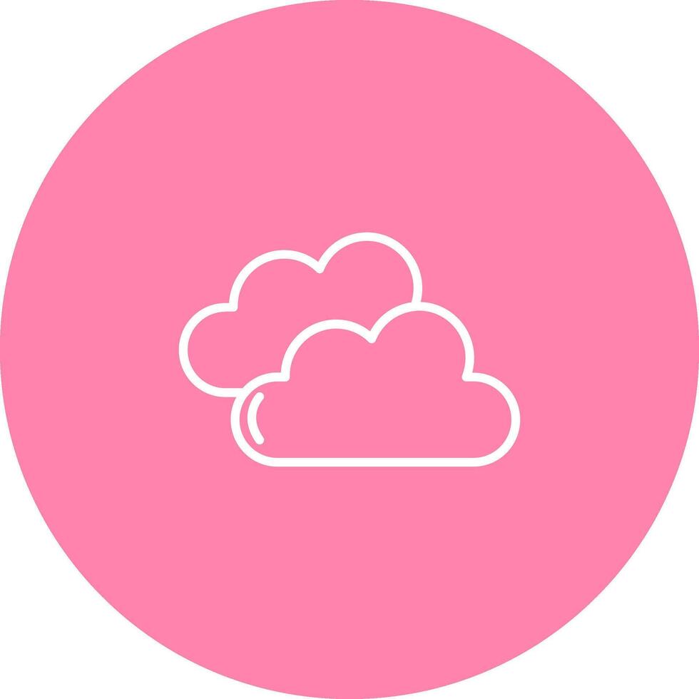 icono de vector de nube