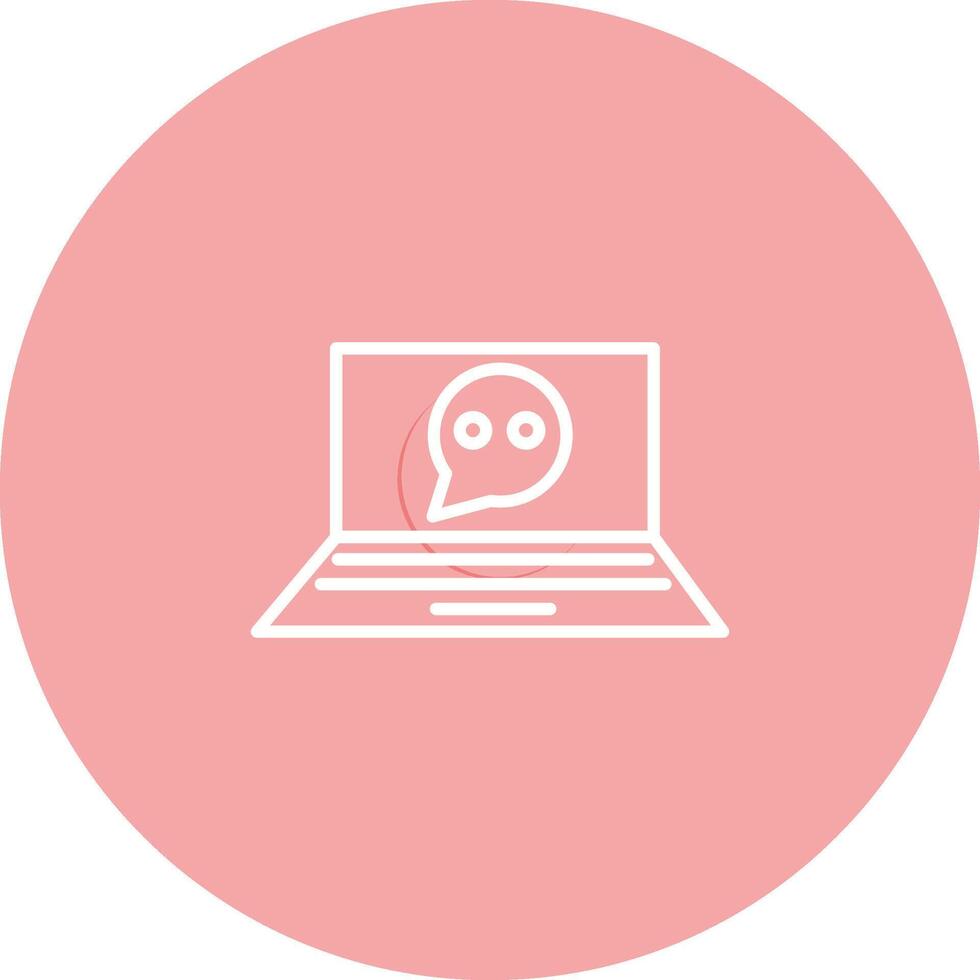Online Conversation Vector Icon