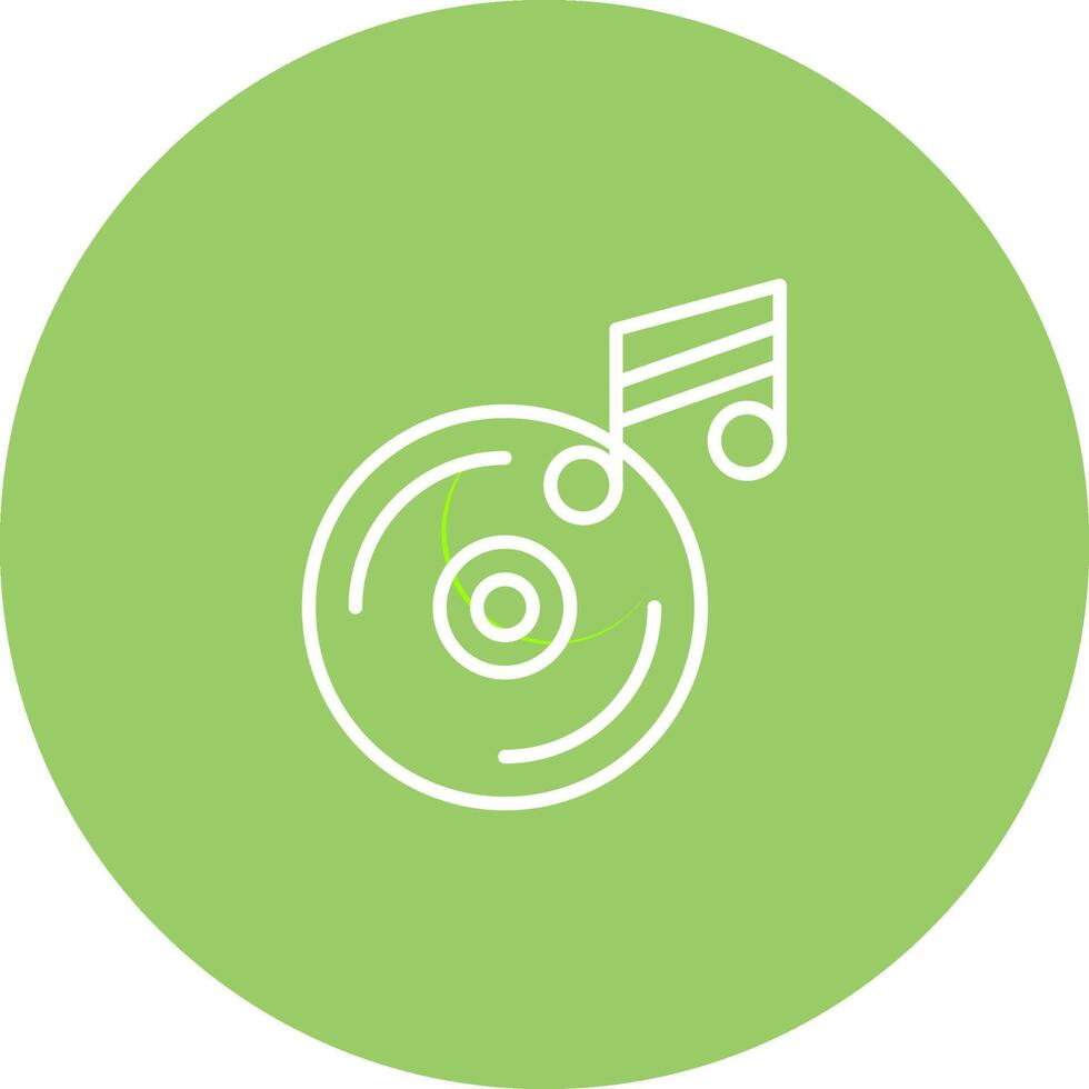 Music CD Vector Icon