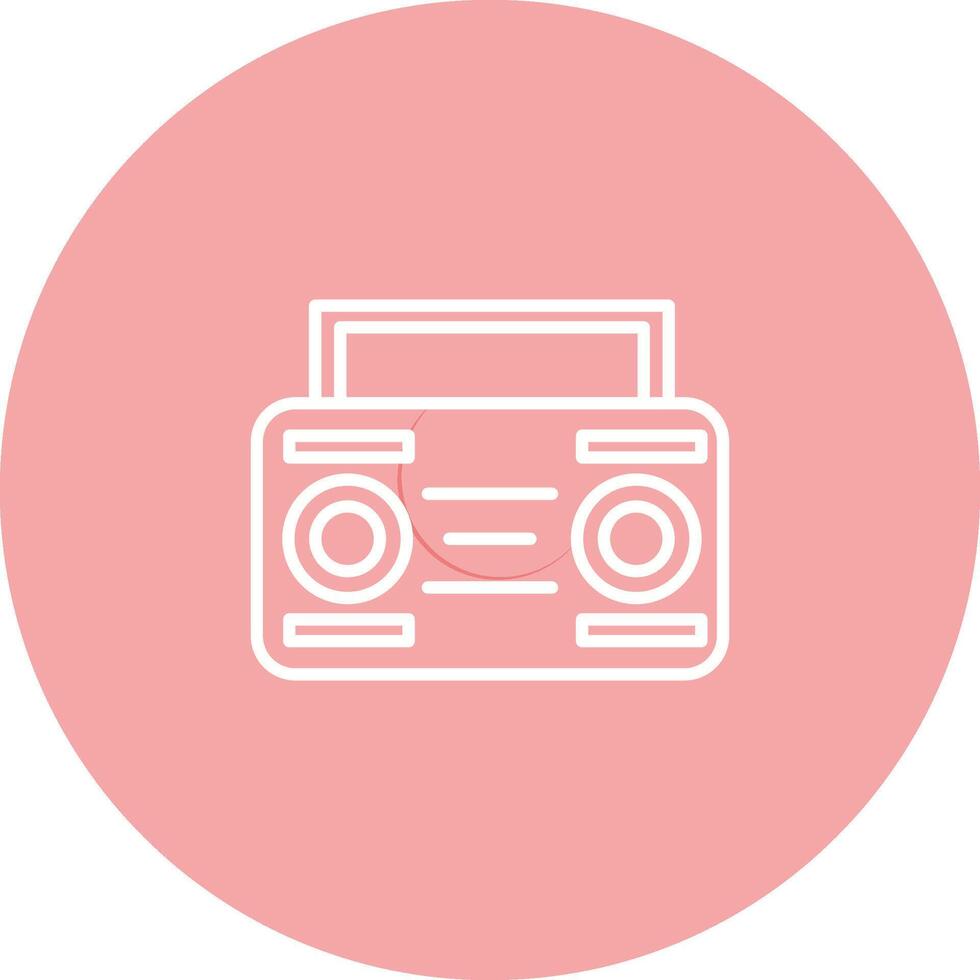 Cassette Player Vector Icon