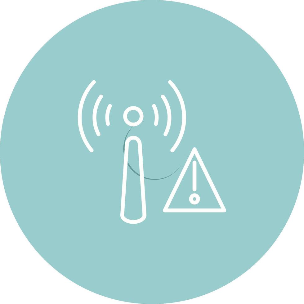 Non Ionizing Radiation Vector Icon