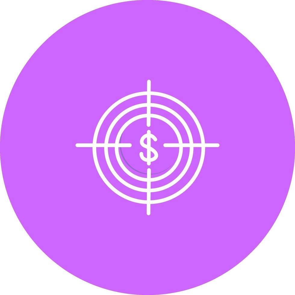 Economic Target Vector Icon