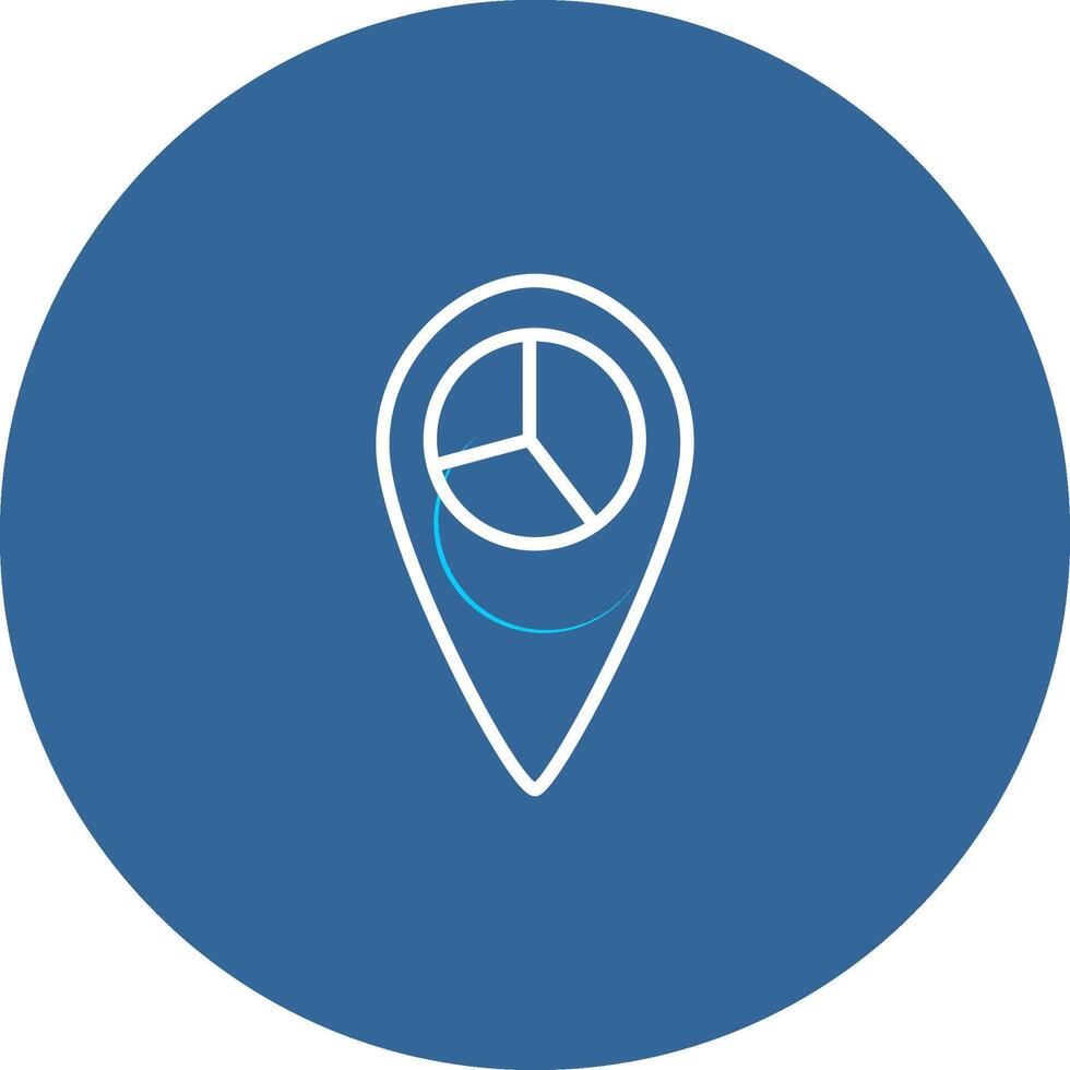 Location Statistics Vector Icon