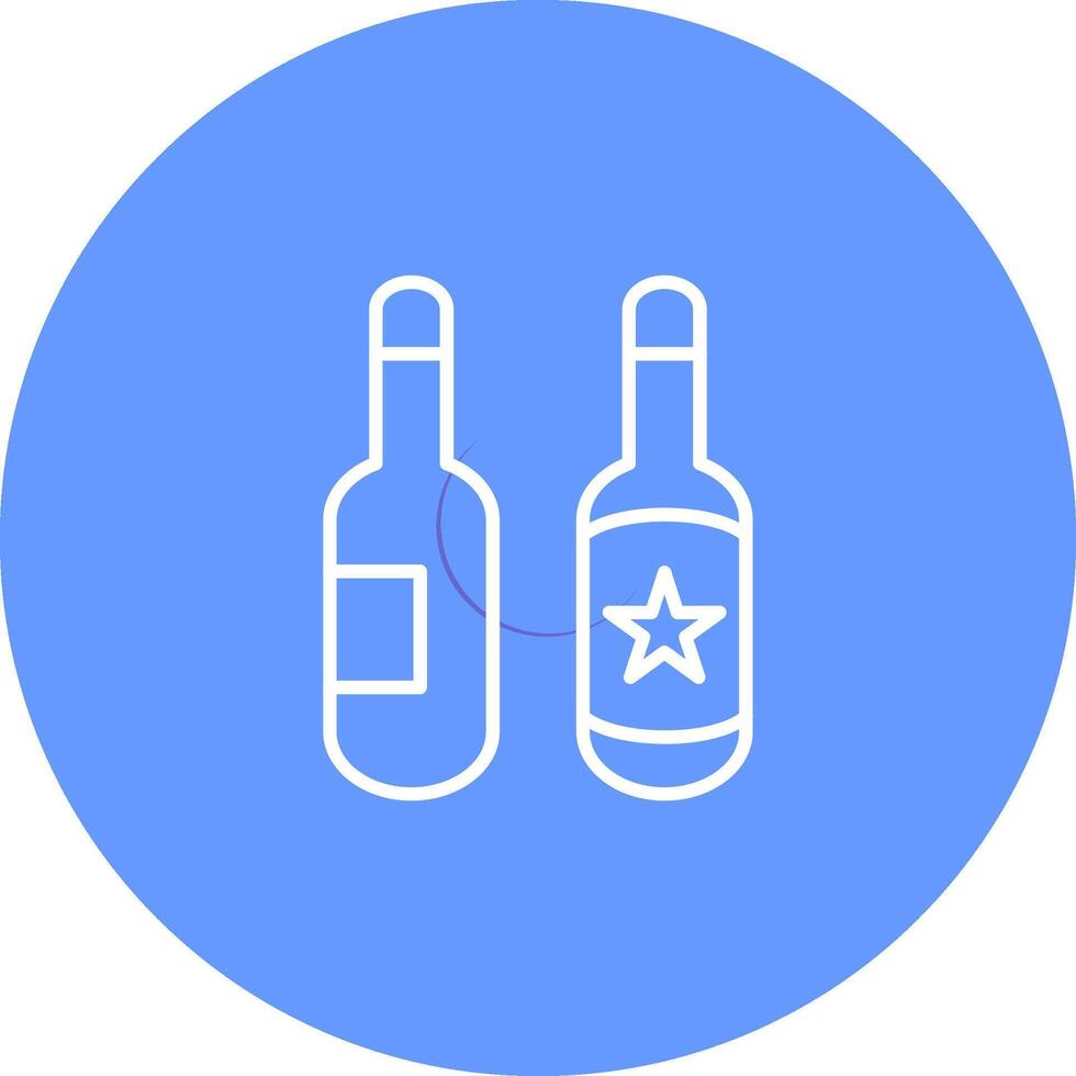 Beer Bottles Vector Icon