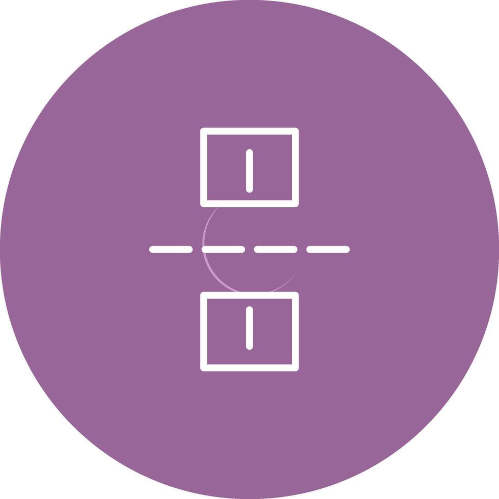 Linked Road Vector Icon