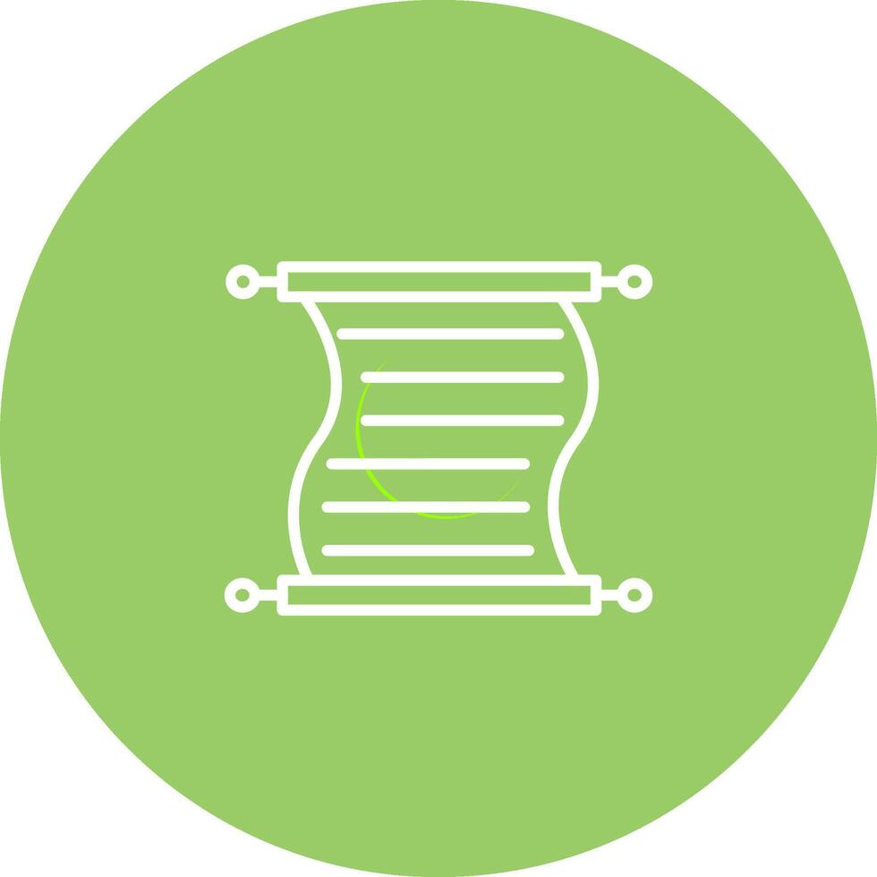 Scroll of Paper Vector Icon