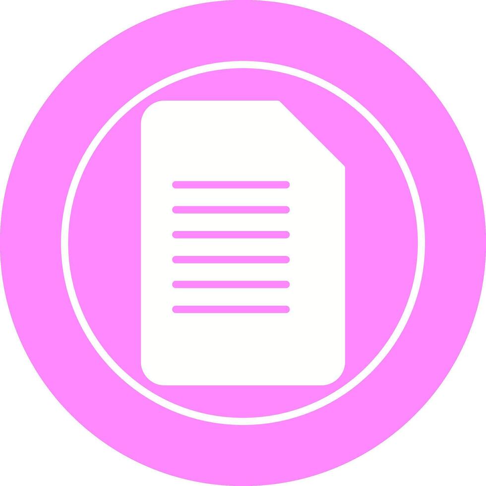 Document Vector Icon