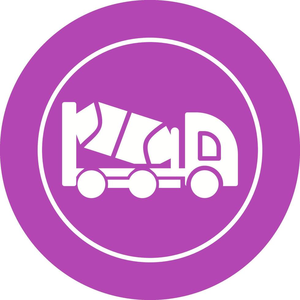 Cement Truck Vector Icon