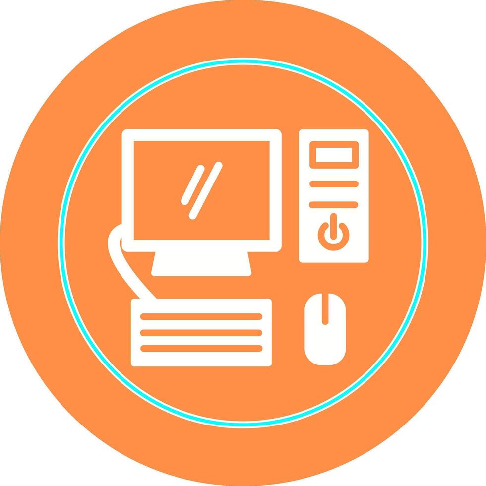 Computer Vector Icon