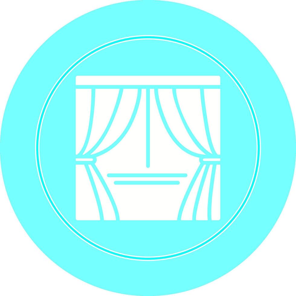 Curtains Vector Icon