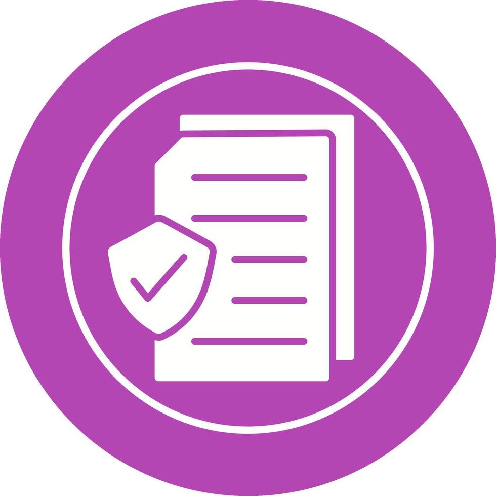 Secure Document Vector Icon 40239677 Vector Art at Vecteezy