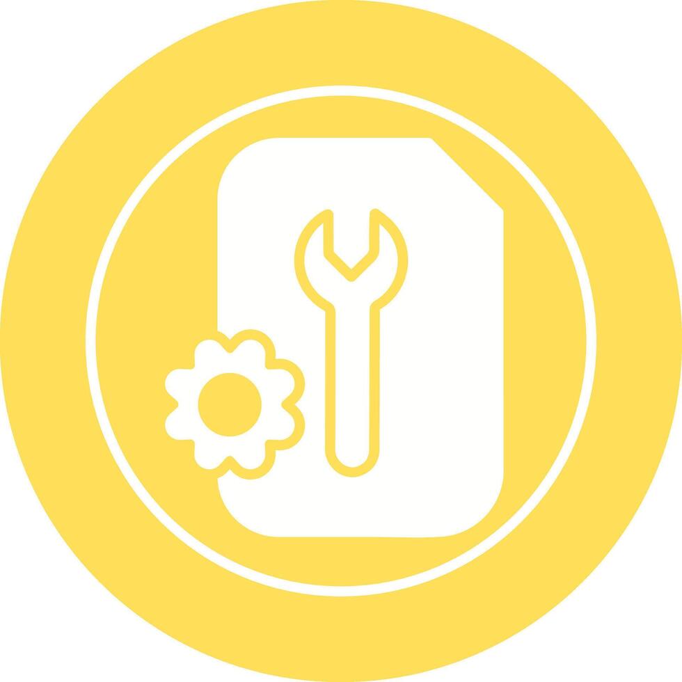 Document Setting Vector Icon