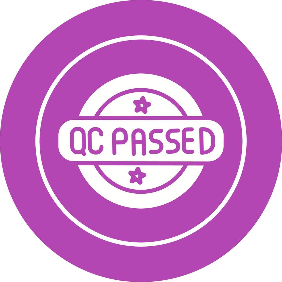 QC Passed Vector Icon