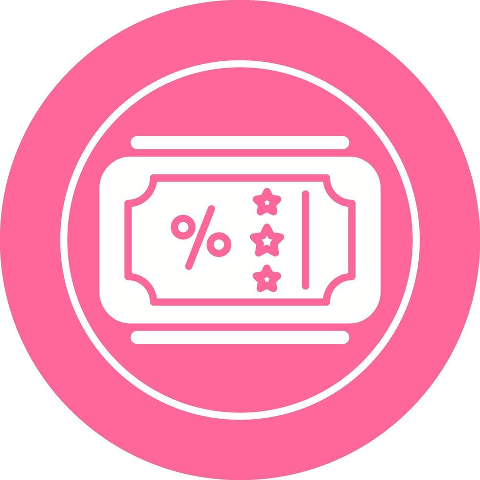 Sale Ticket Vector Icon