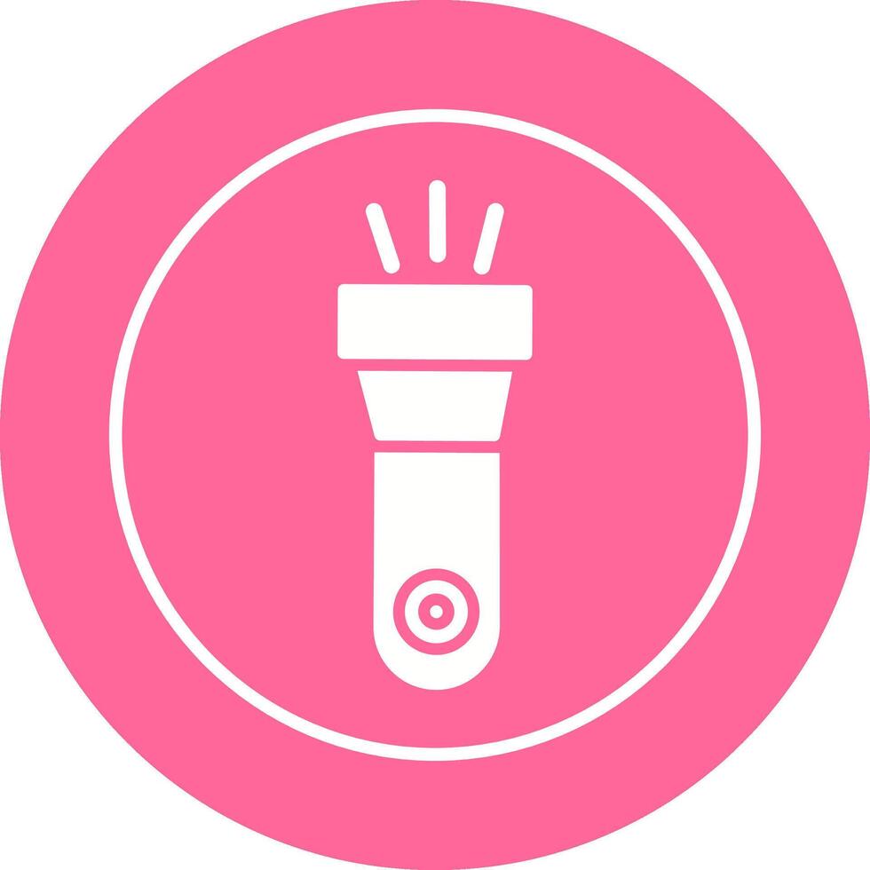 Flashlight Vector Icon