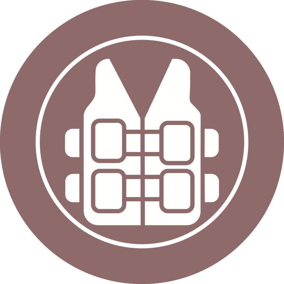 Bullet Proof Vest Vector Icon