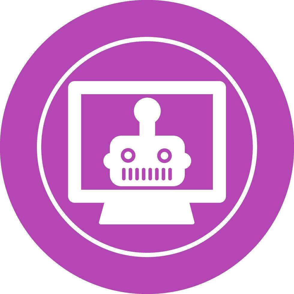 Artificial Bot Vector Icon