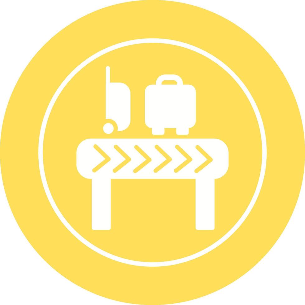 Luggage Carousel Vector Icon