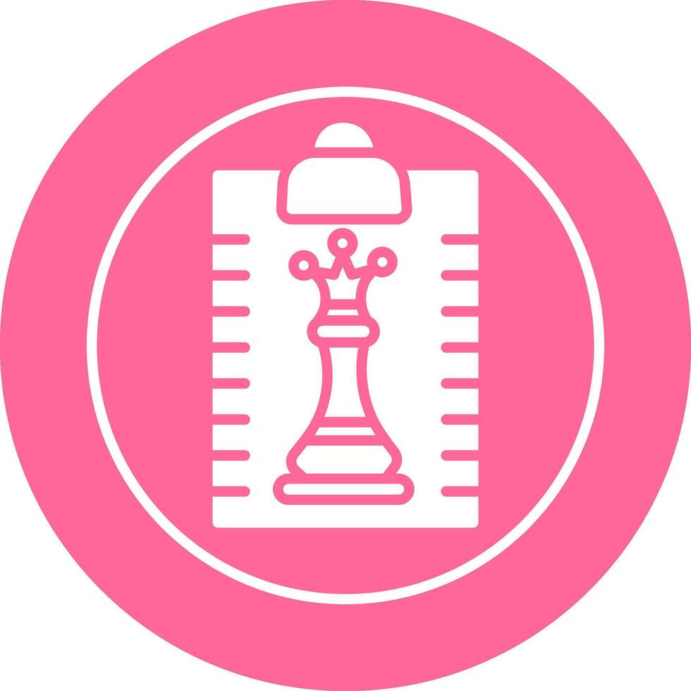 Clipboard Chess Vector Icon