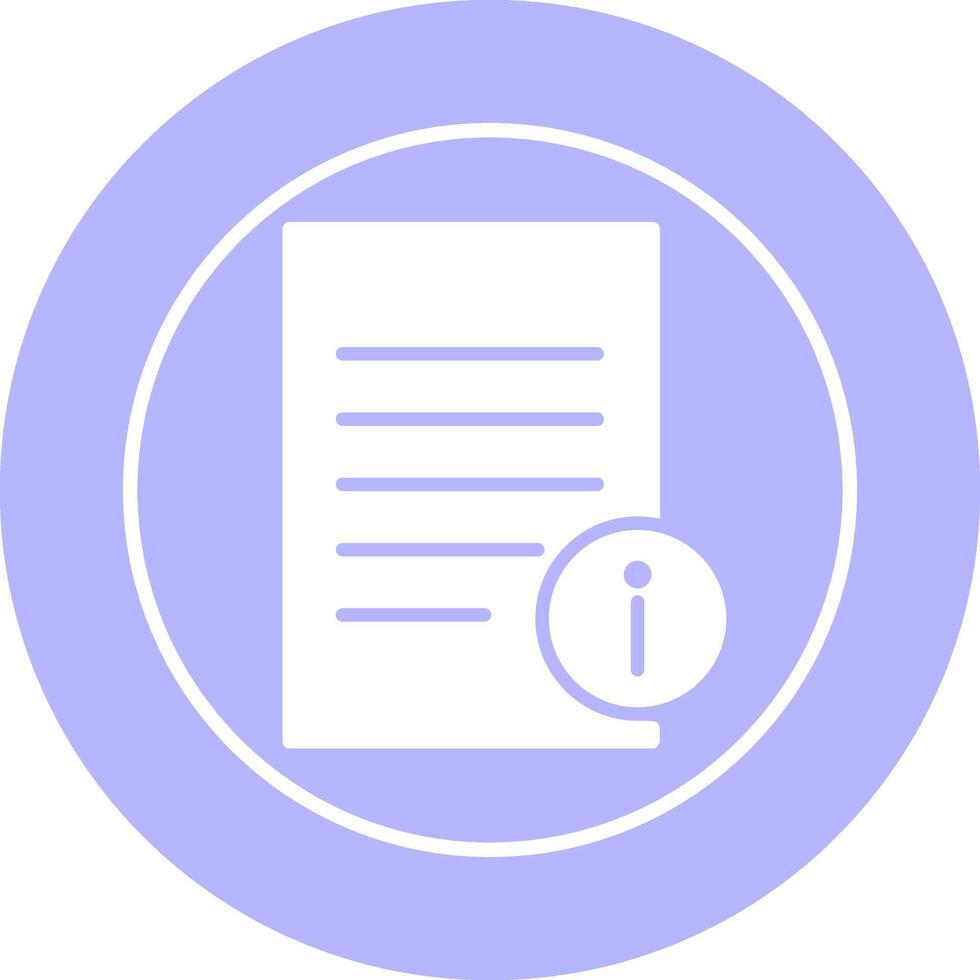 Information Document Vector Icon