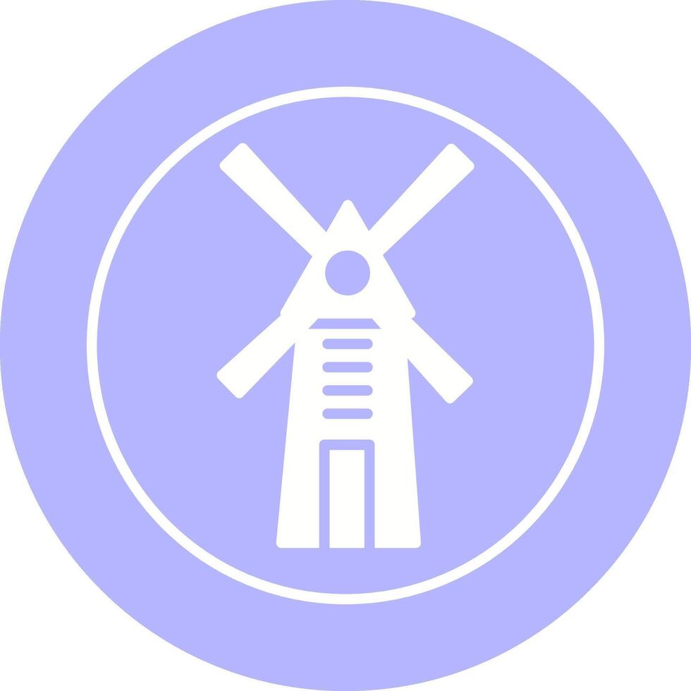 Windmill Vector Icon