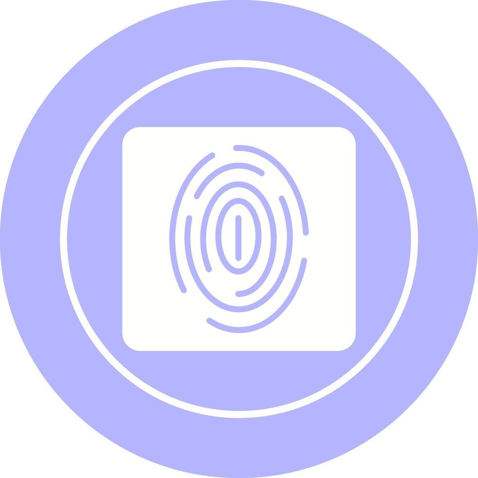 Fingerprint Vector Icon