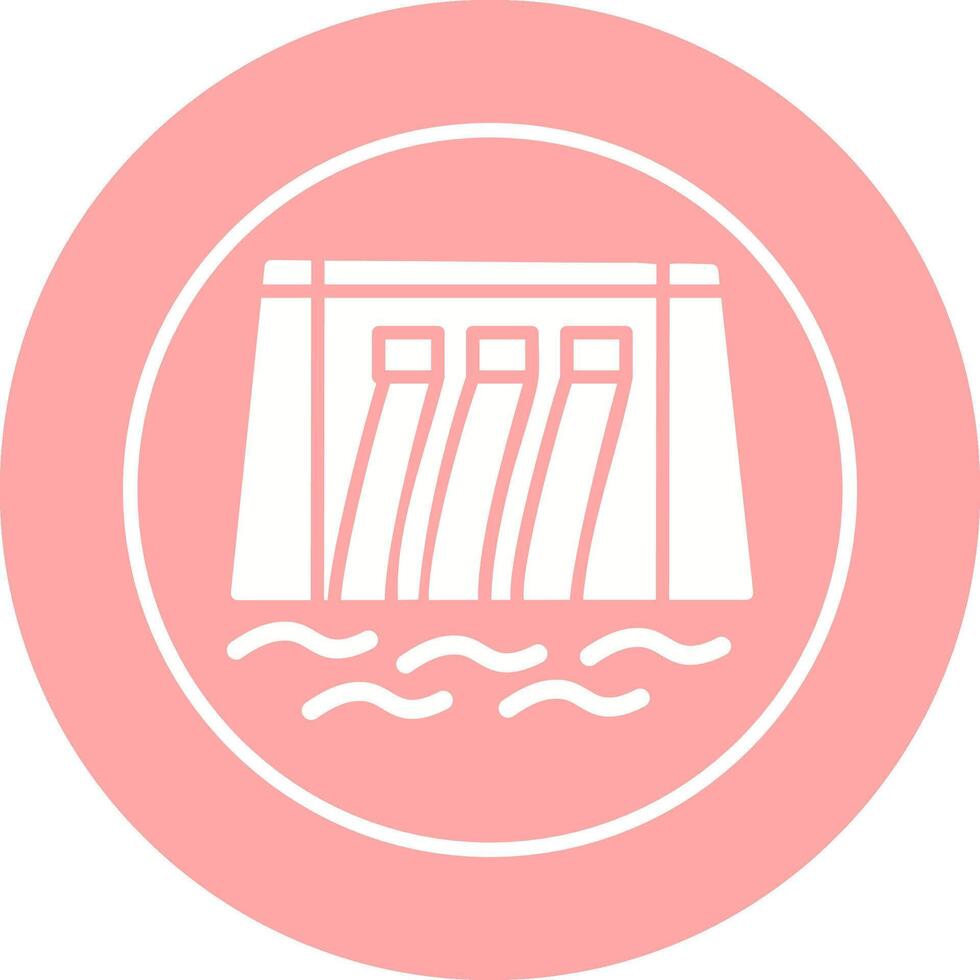 Water Dam Vector Icon