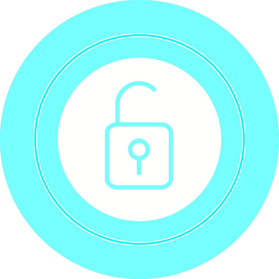 Open Lock II Vector Icon