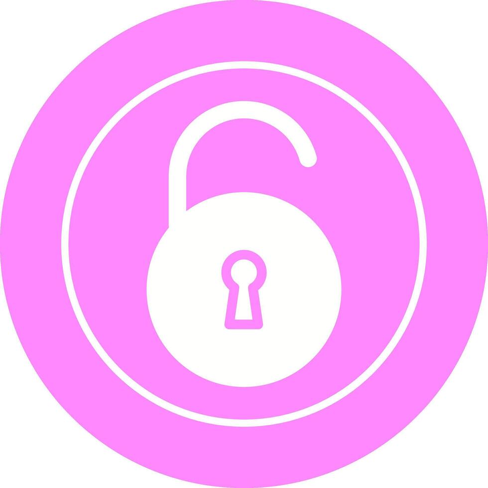 Open Lock I Vector Icon