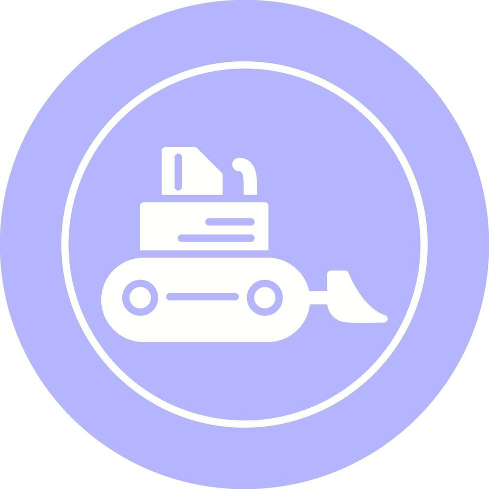 Bulldozer Vector Icon