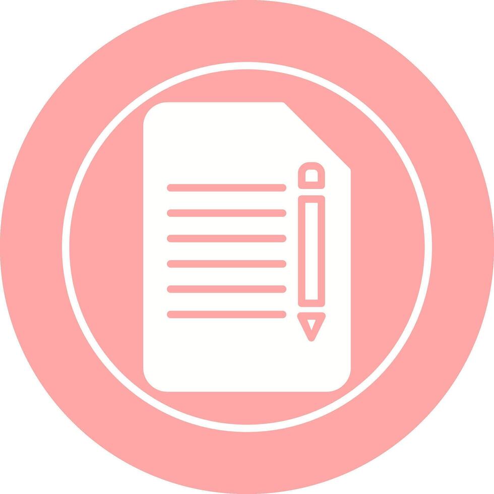 Edit Document Vector Icon