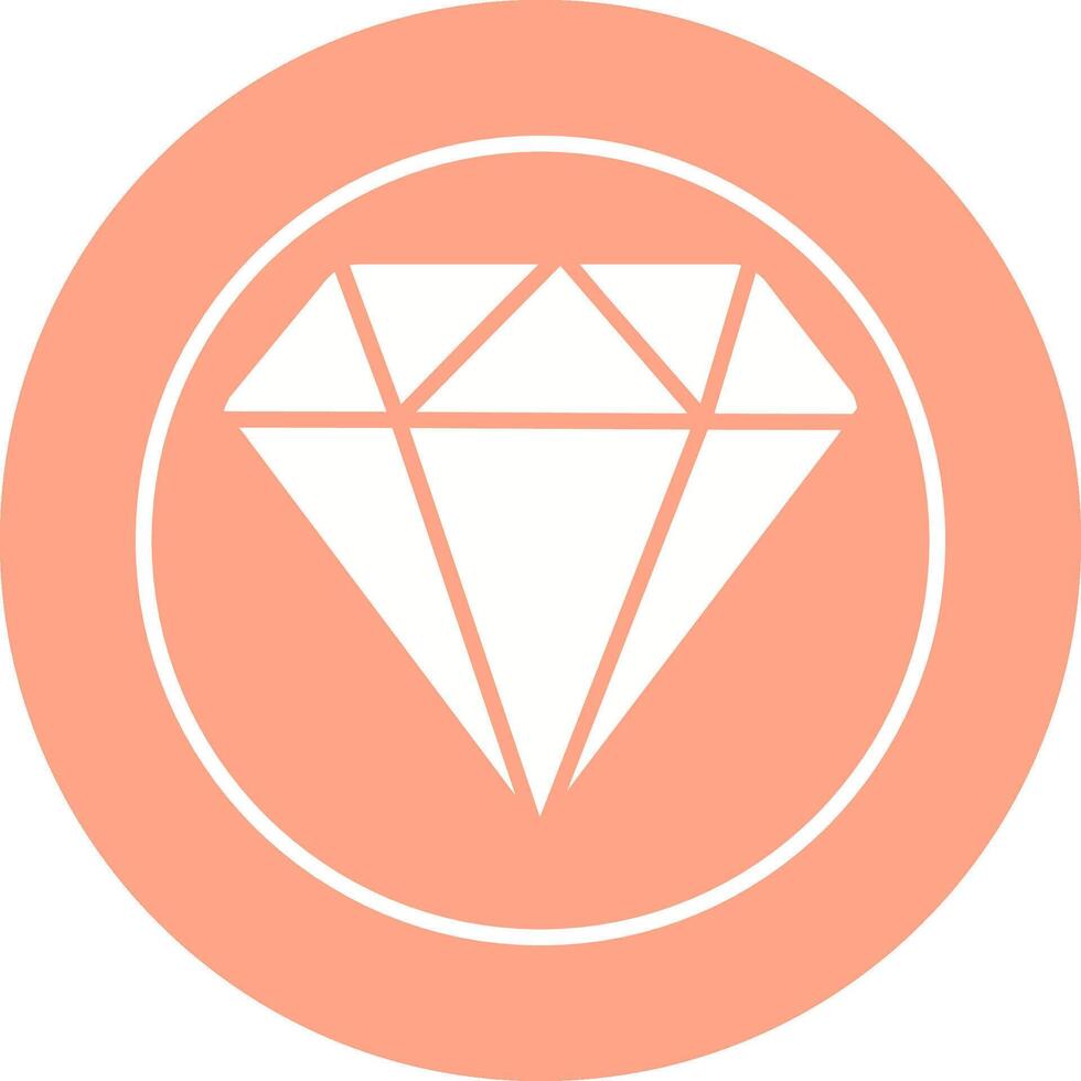 icono de vector de diamante