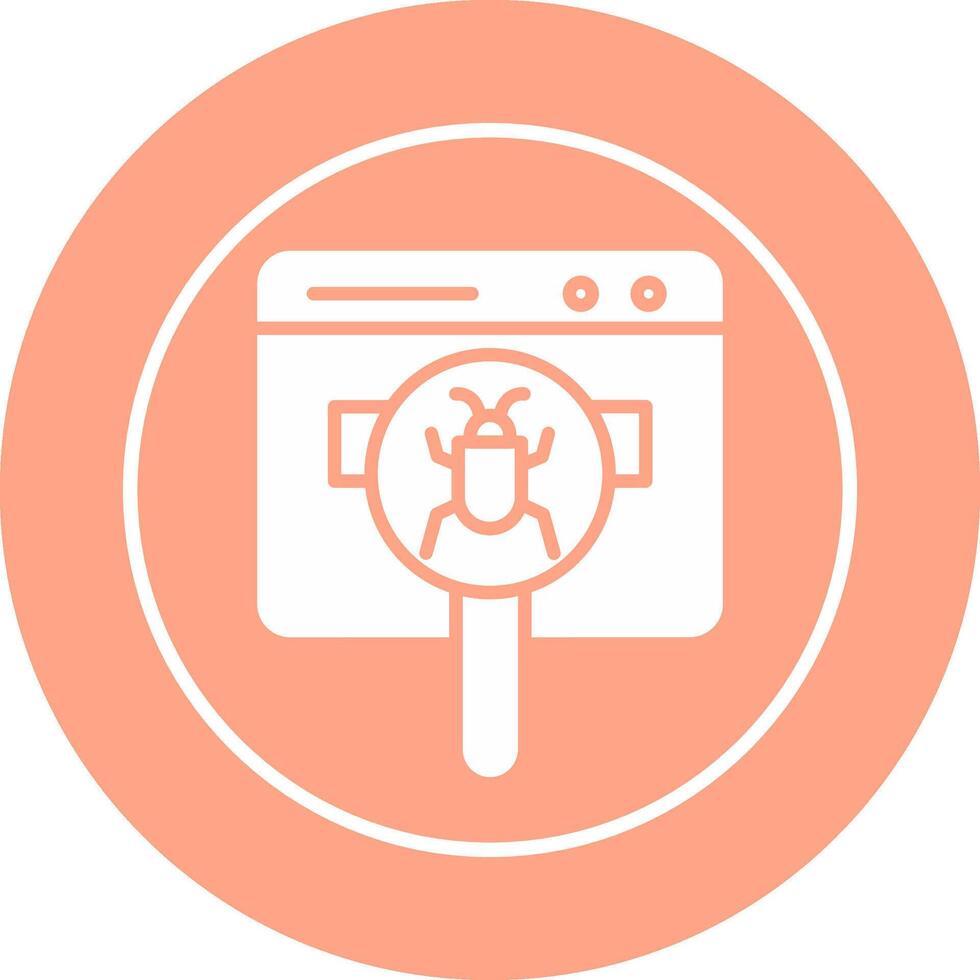 Web Bug Vector Icon