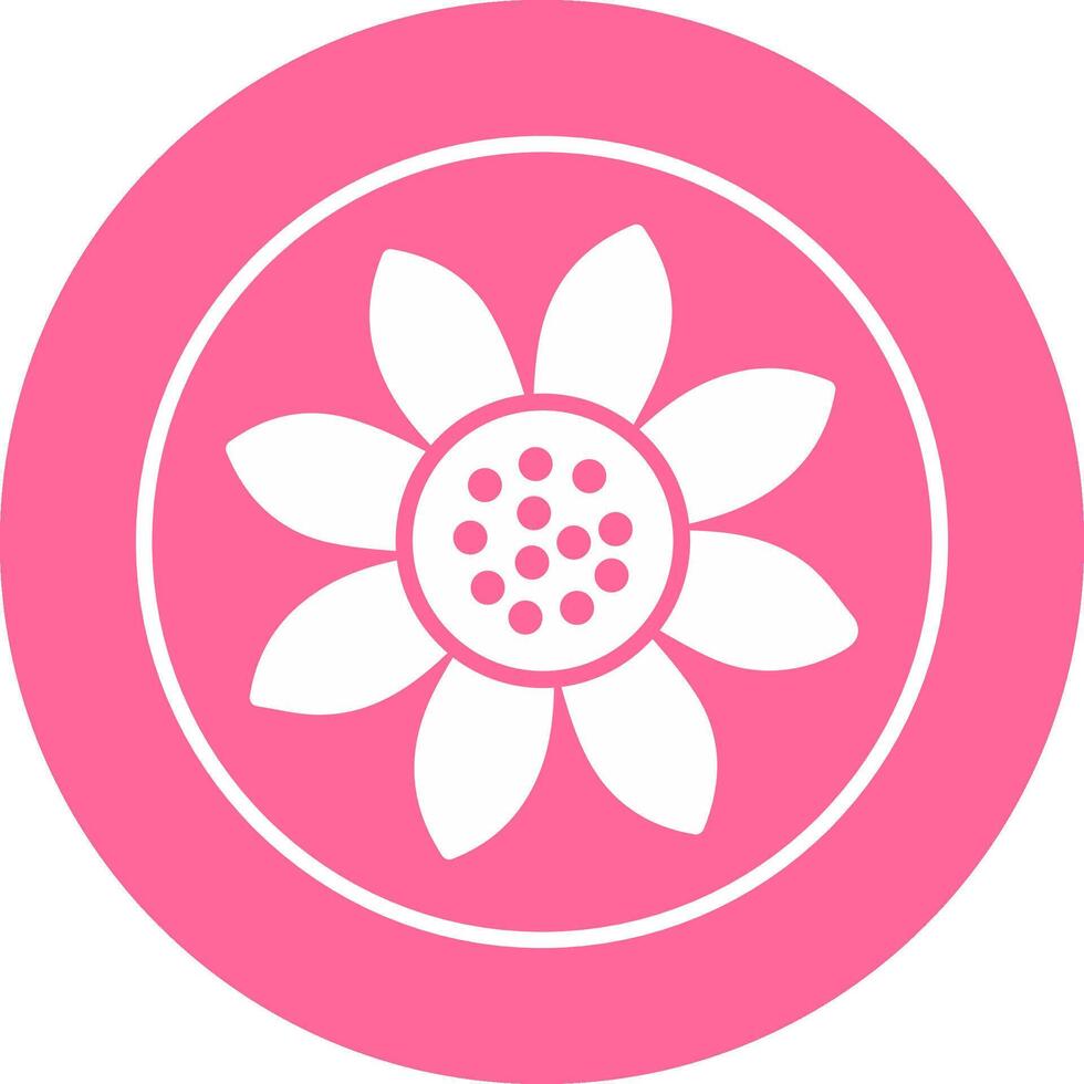 Sunflower Vector Icon