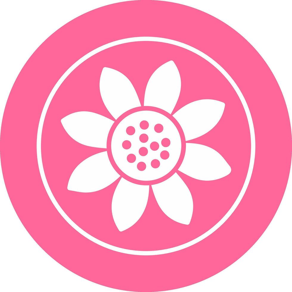 Sunflower Vector Icon