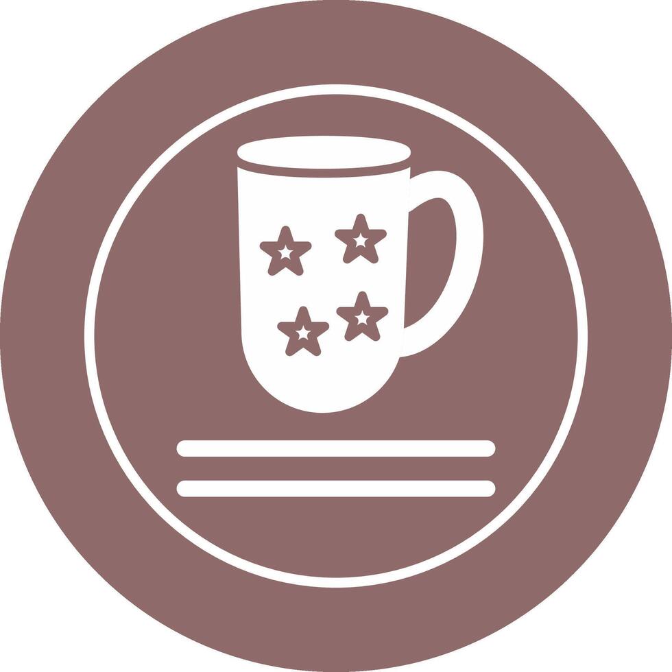 icono de vector de taza