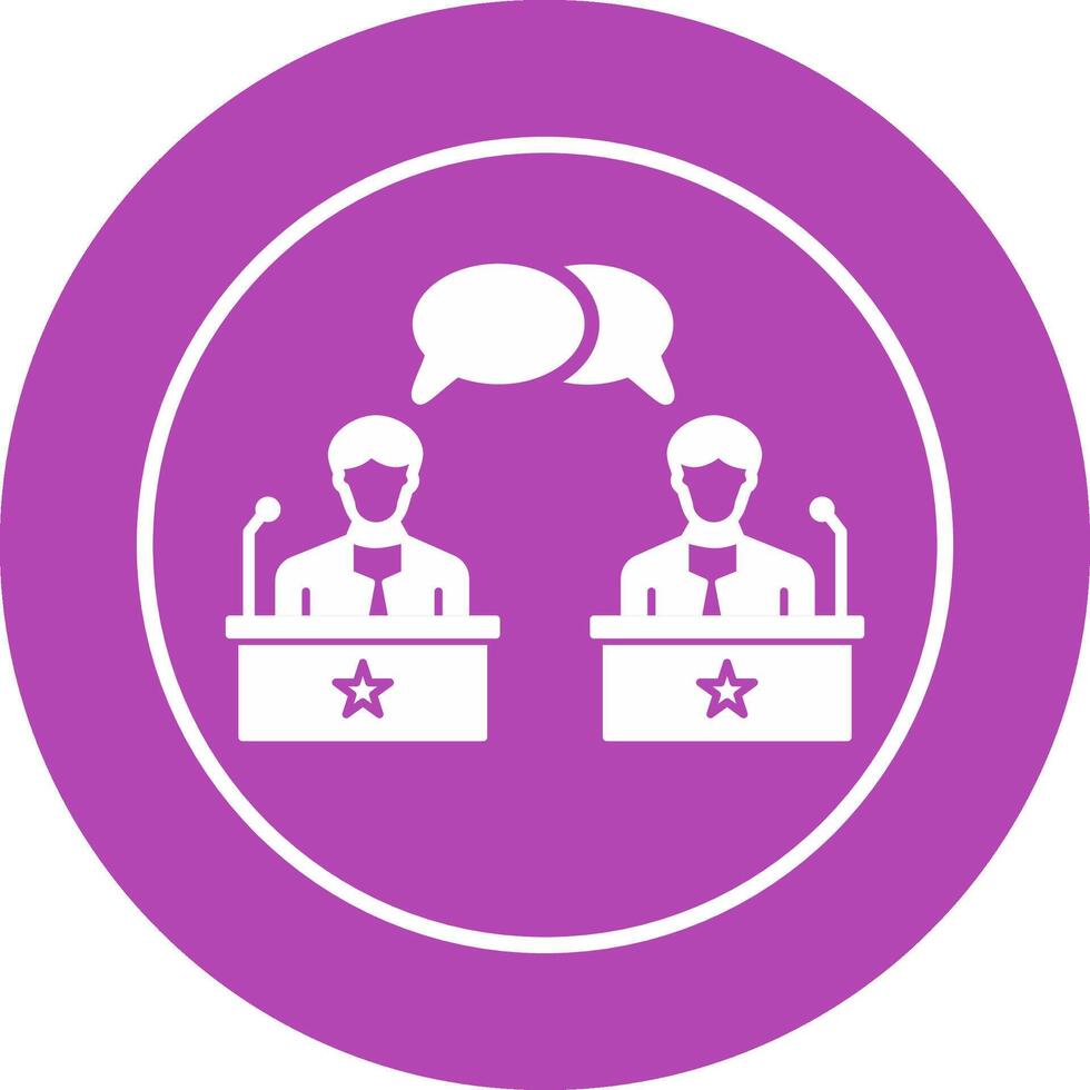 Debate Vector Icon