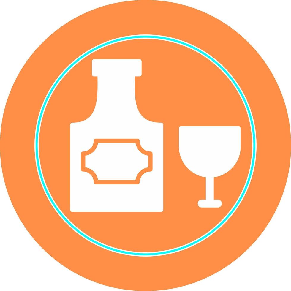 Bottle of Rum Vector Icon