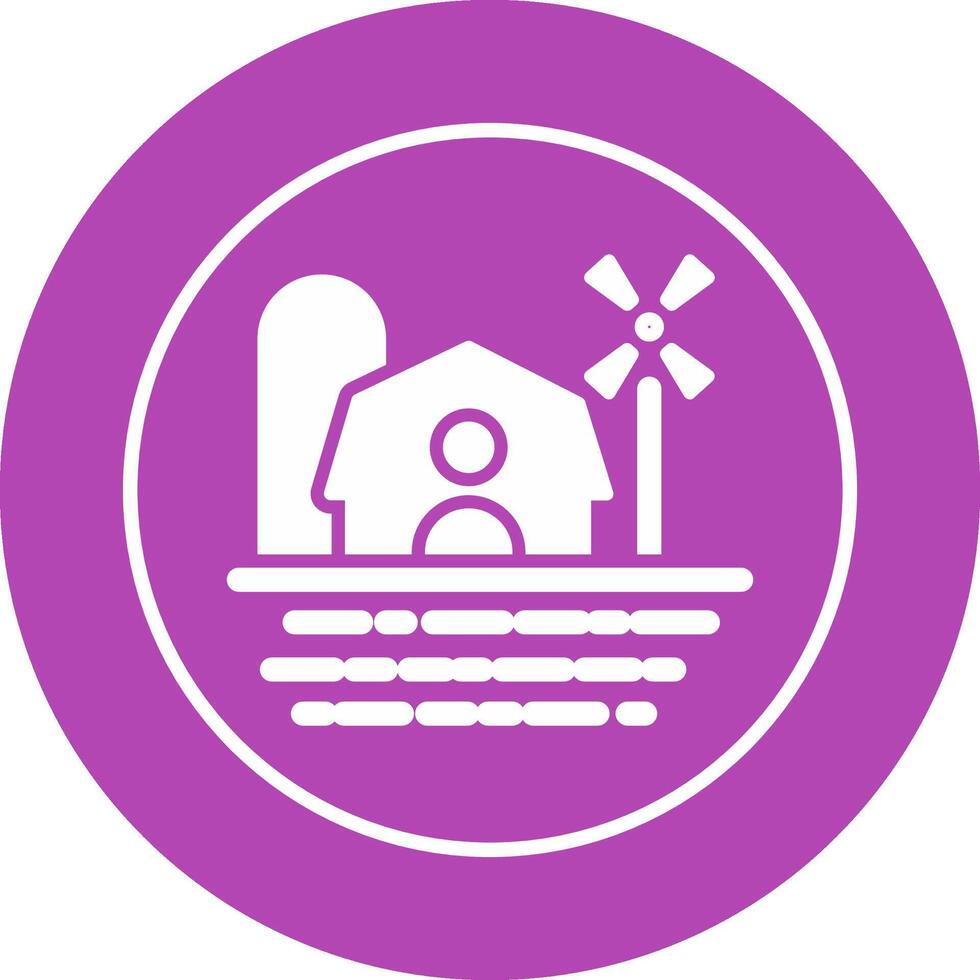 Farm House Vector Icon