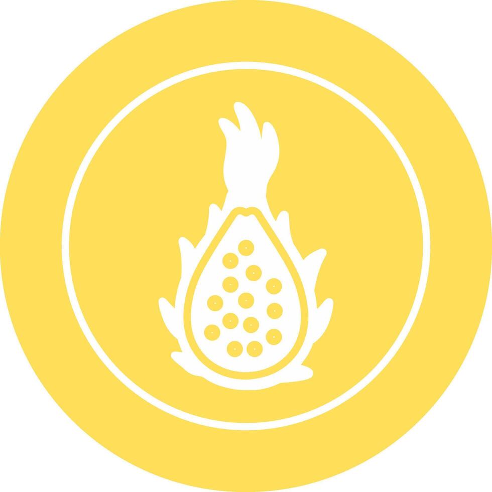 icono de vector de fruta de dragón