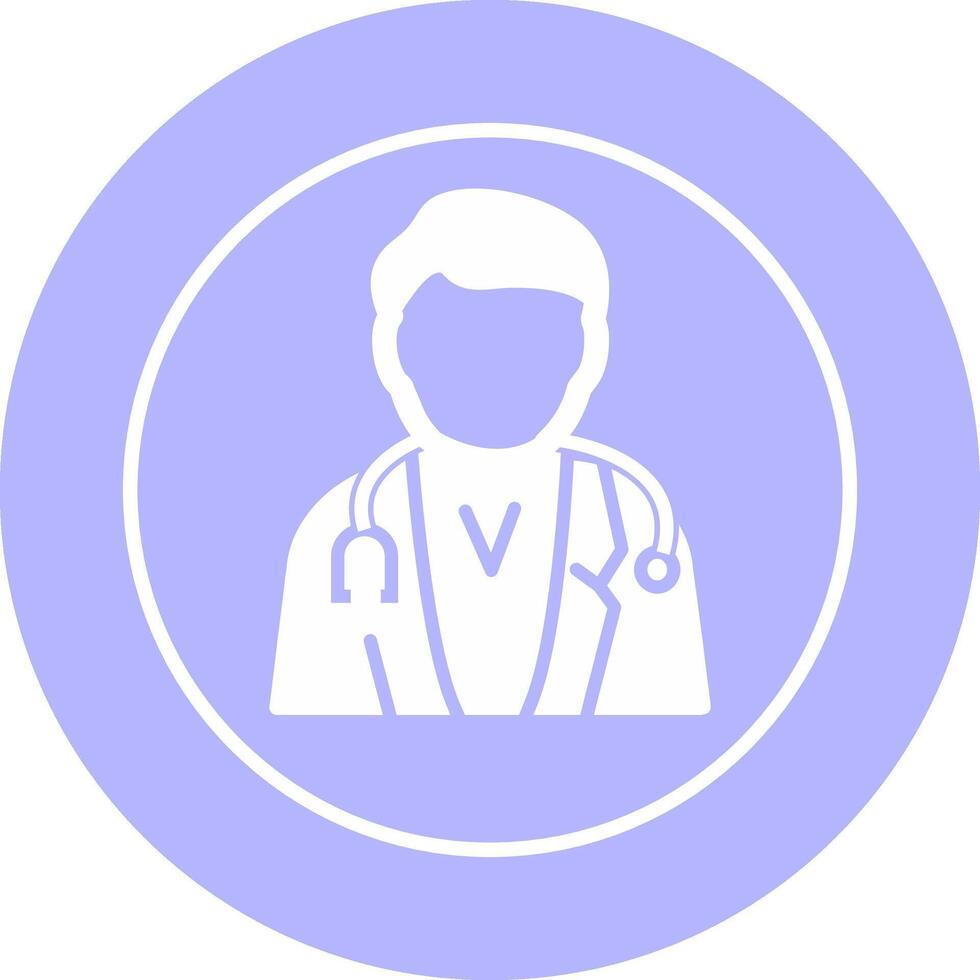 masculino médico vector icono